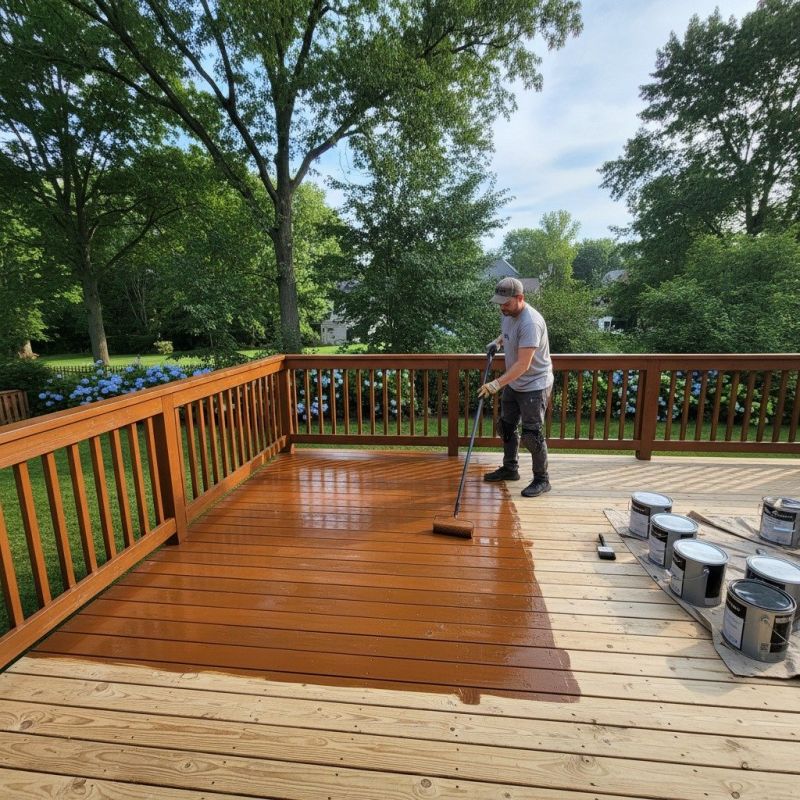 Deck Staining detail